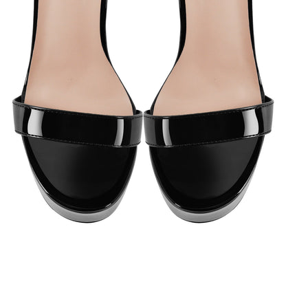 Platform Rivet Ankle Strap Stiletto Sandals | Onlymaker Deals