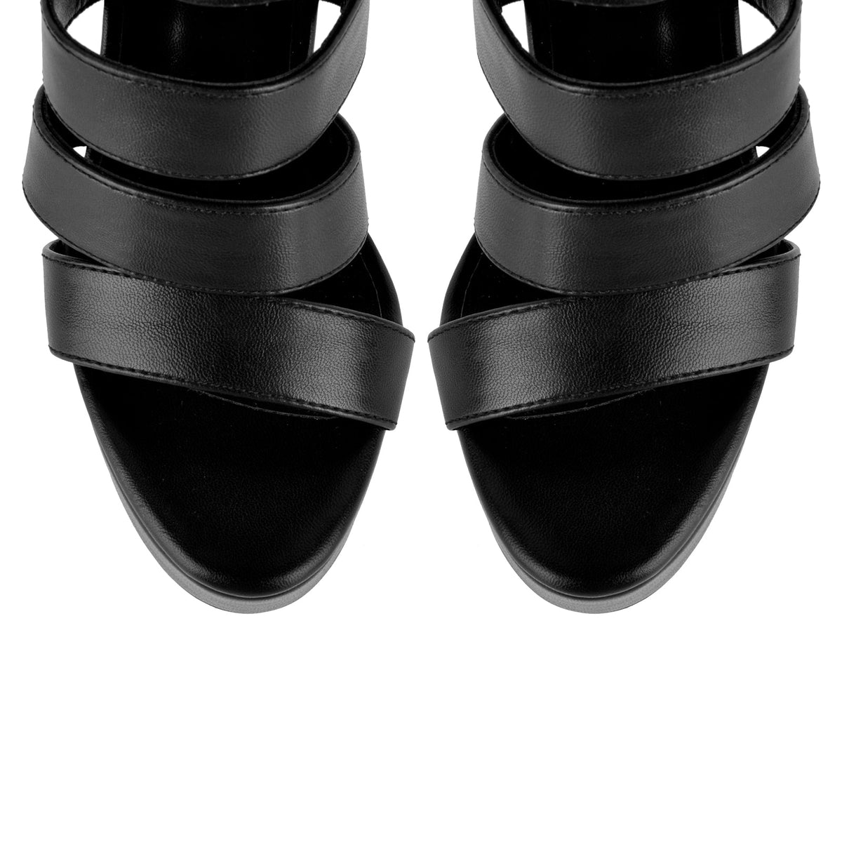 Platform Gladiator Cutout Zipper Boots Sandals | Onlymaker Latest