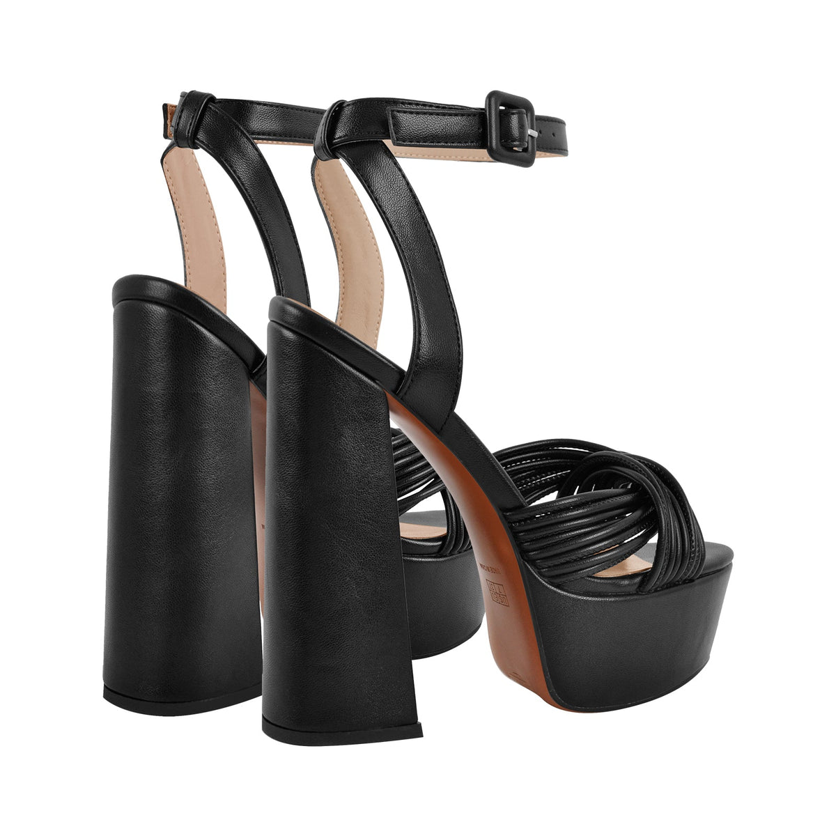 Platform Chunky Heel Ankle Strap Sandals | Onlymaker Premium