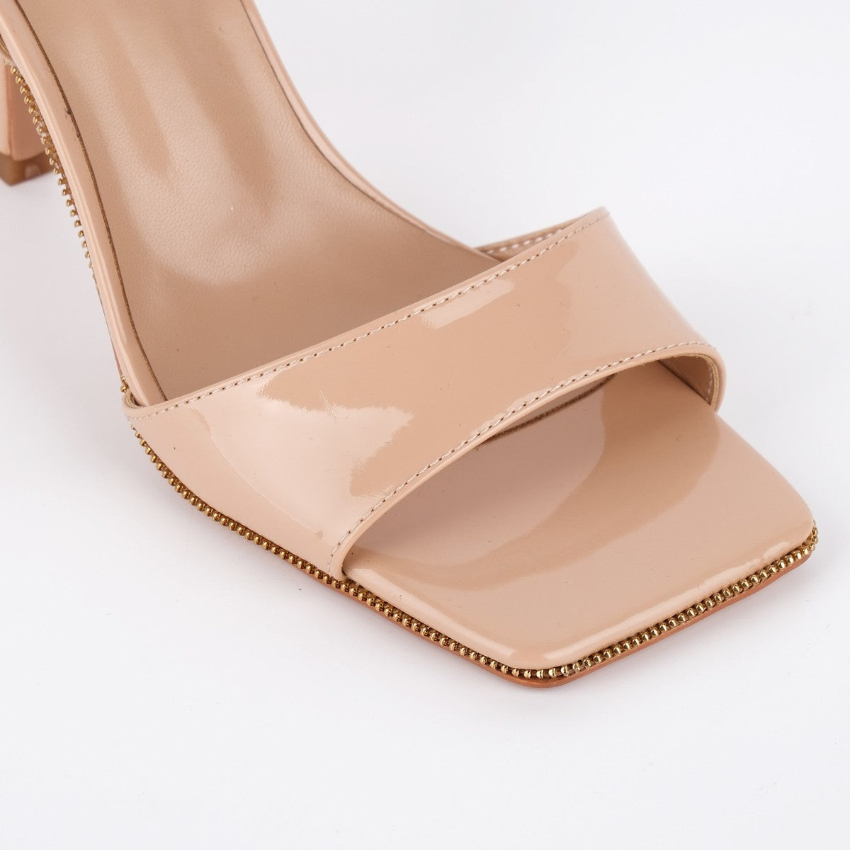 Square Toe Zipper Edge Trim Ankle Strap Sandals | Onlymaker Best Seller