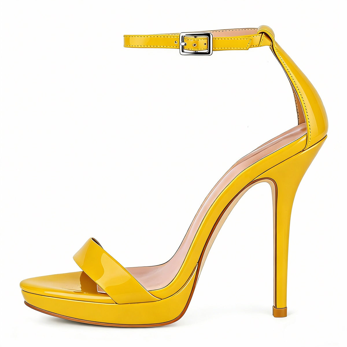 Low Platform Ankle Strap Stiletto Sandals | Onlymaker Sale