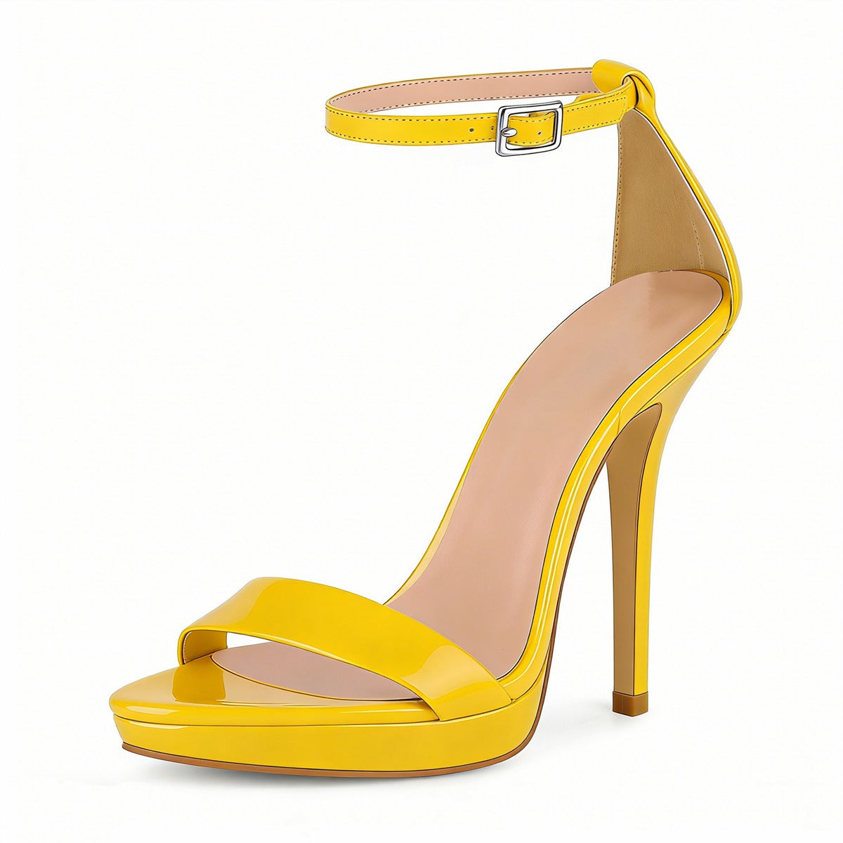 Low Platform Ankle Strap Stiletto Sandals | Onlymaker Sale