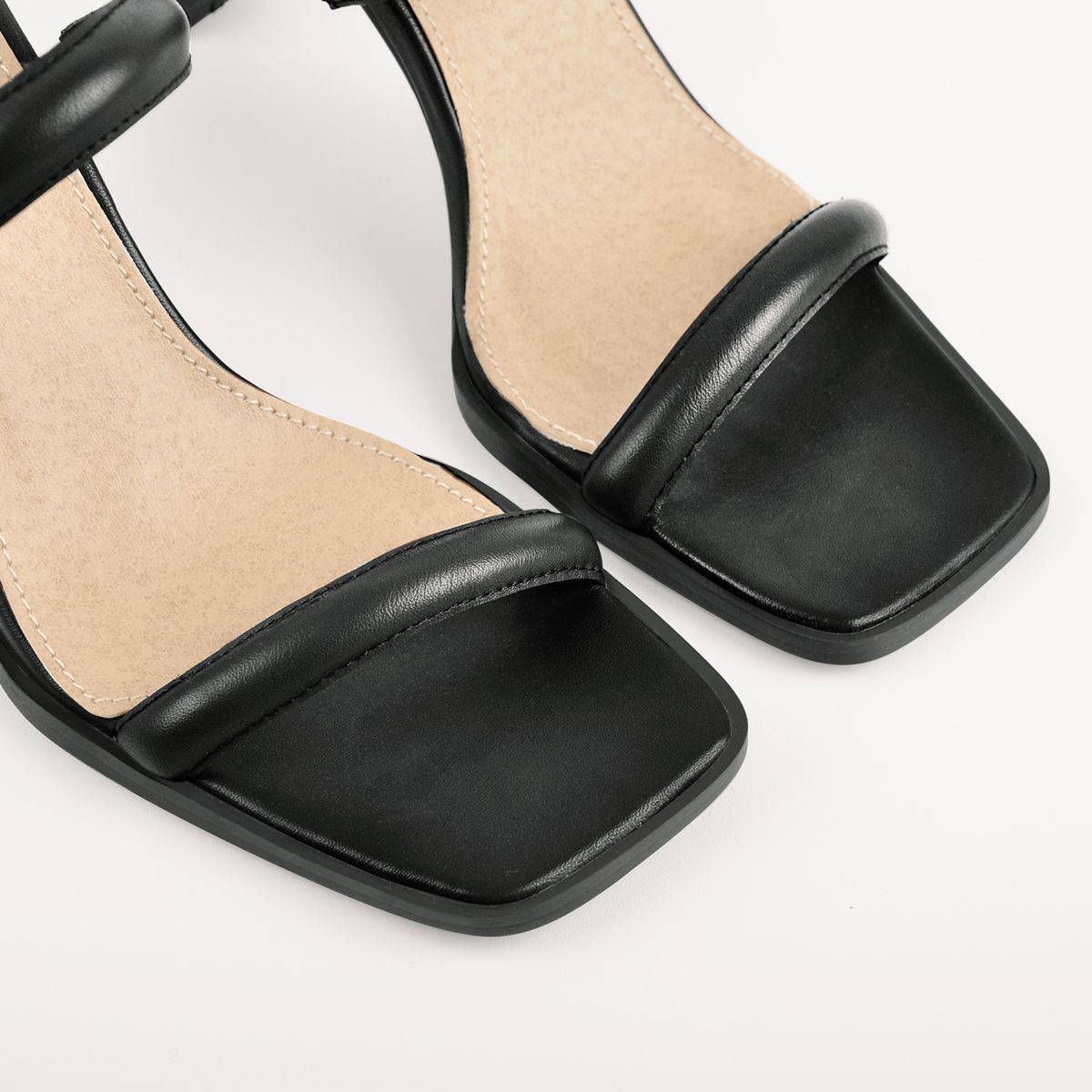 Square Toe Slip On Sandals Mules | Onlymaker Trusted