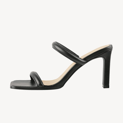Square Toe Slip On Sandals Mules | Onlymaker Trusted