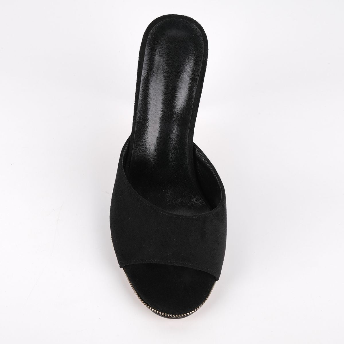 Suede Round Toe Slip On Sandals Mules | Onlymaker Customer Favorite