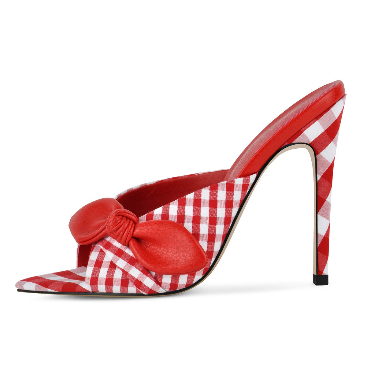 Pointed Toe Bow Stiletto Mules | Onlymaker Deals