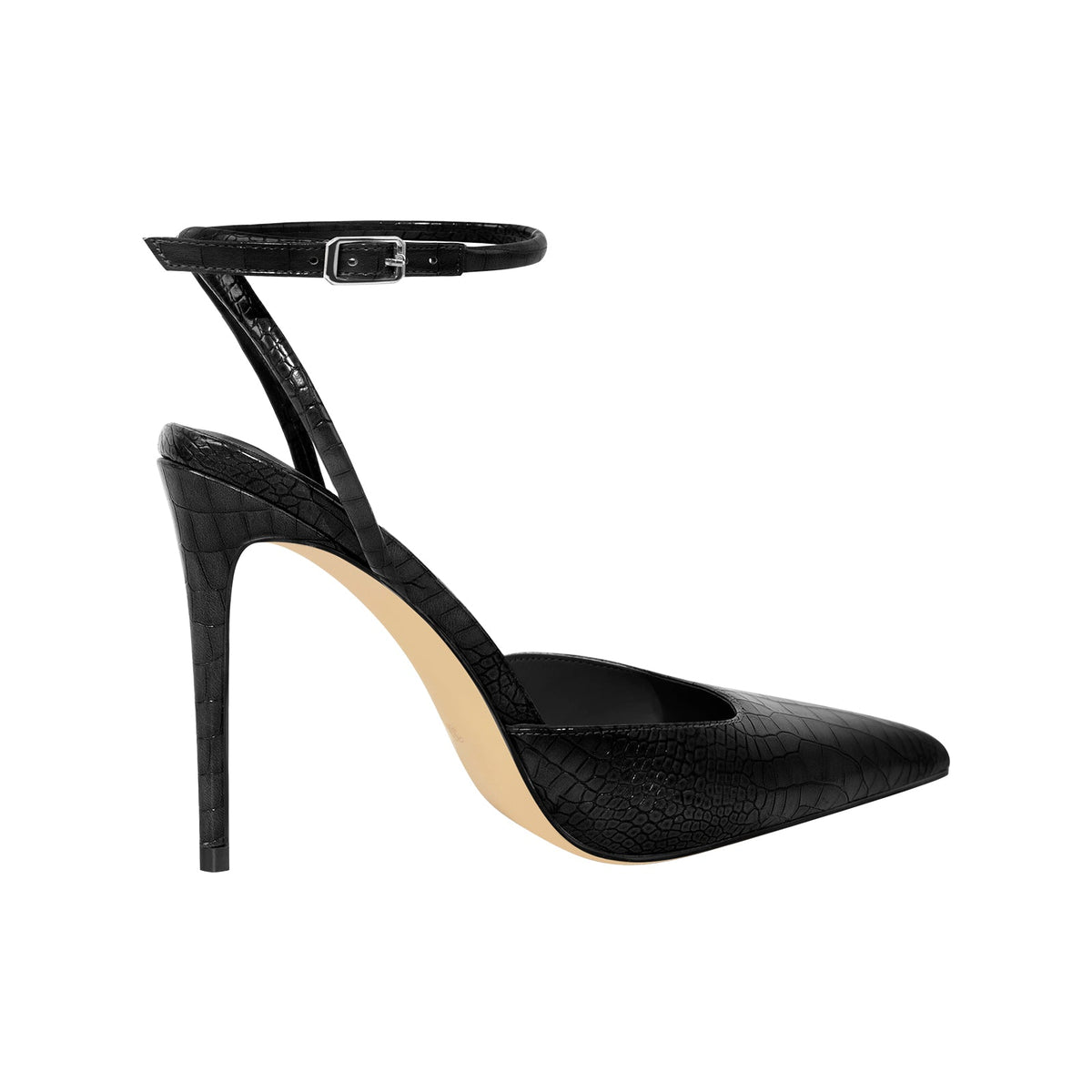 Pointed Toe Stiletto Ankle Strap Pumps | Onlymaker Great Value