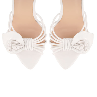 Pointed Toe Flower Ankle Strap Sandals | Onlymaker Smart Buy