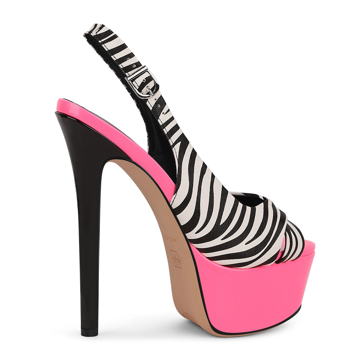 Peep Toe Platform Slingback Stiletto Sandals | Onlymaker Customer Favorite