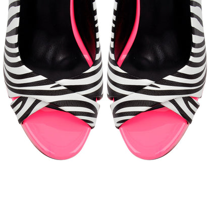 Peep Toe Platform Slingback Stiletto Sandals | Onlymaker Customer Favorite