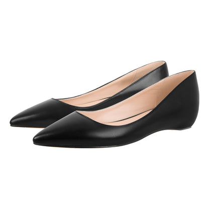 Onlymaker Matt Leather Formal Flat | Onlymaker Recommended