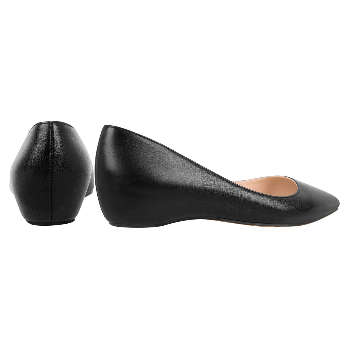 Onlymaker Matt Leather Formal Flat | Onlymaker Recommended