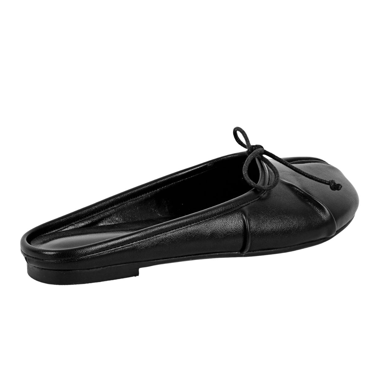 Bow Round Toe Tabi Mule Flats | Onlymaker Special Offer